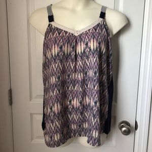 Maurice’s Patterned Racerback Tank Blouse 14